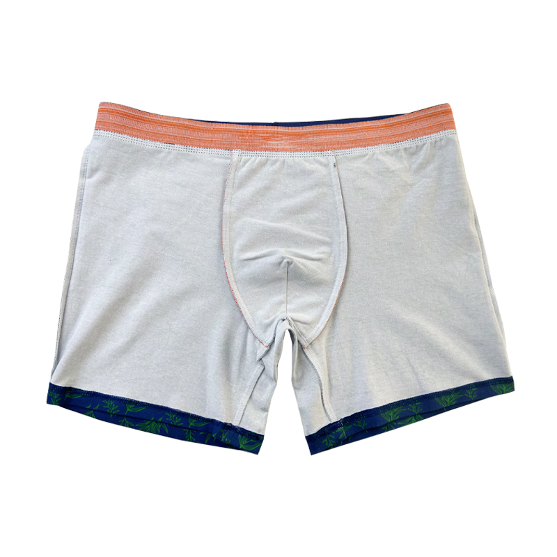 Fashion Full -geprinte gewone kleur ondergoed Men \\ 's kerstboxer -briefs Comfortabele zachte mannen ondergoed aanpassen