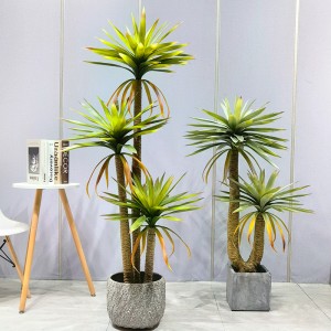 Decoratieve simulatietuin sierlijkse seizoen levendige dracaena -boom voor tuinleverancier bruiloft decor tuinieren decoraties