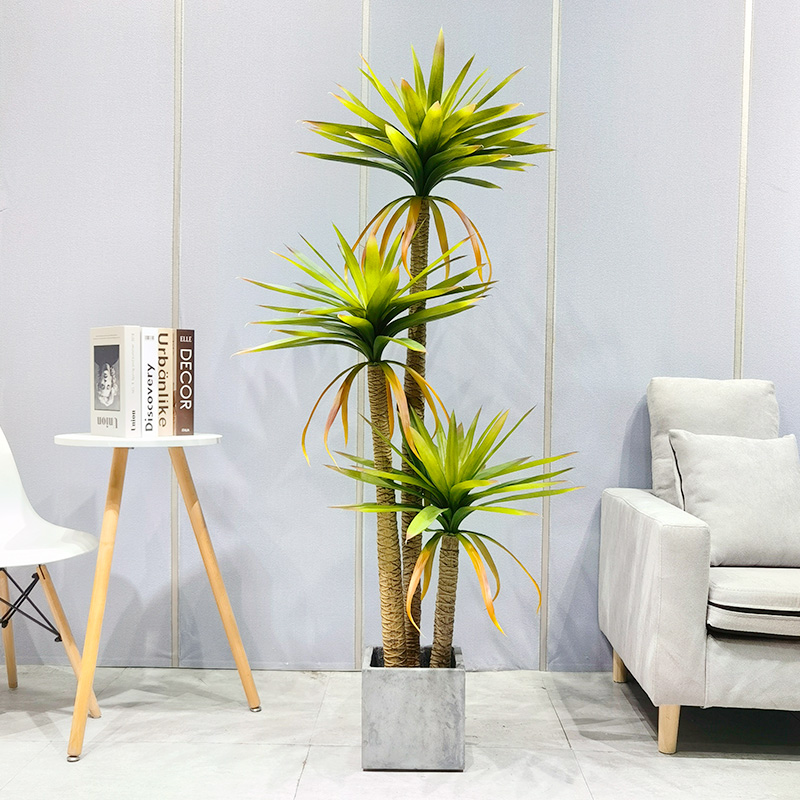 Decoratieve simulatietuin sierlijkse seizoen levendige dracaena -boom voor tuinleverancier bruiloft decor tuinieren decoraties