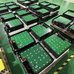 Energieopslag 51.2V 100Ah 200AH Wall&Rack 2 In 1 gemonteerde LifePo4 Solar Lithium -batterij met Smart LED -scherm&Mobiele app