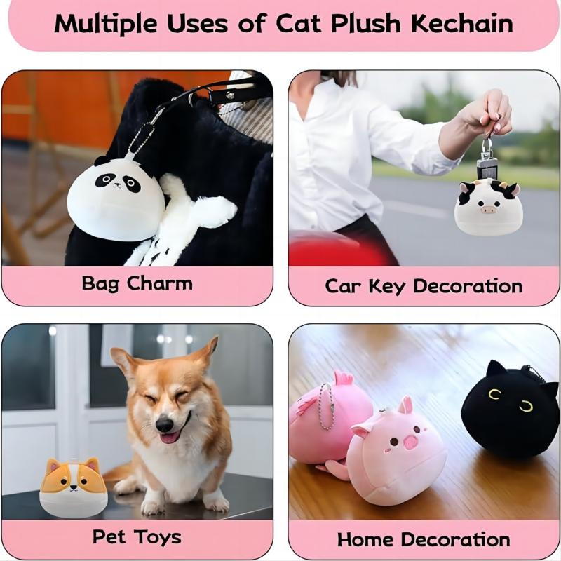 Mini Animal Plush Keychain