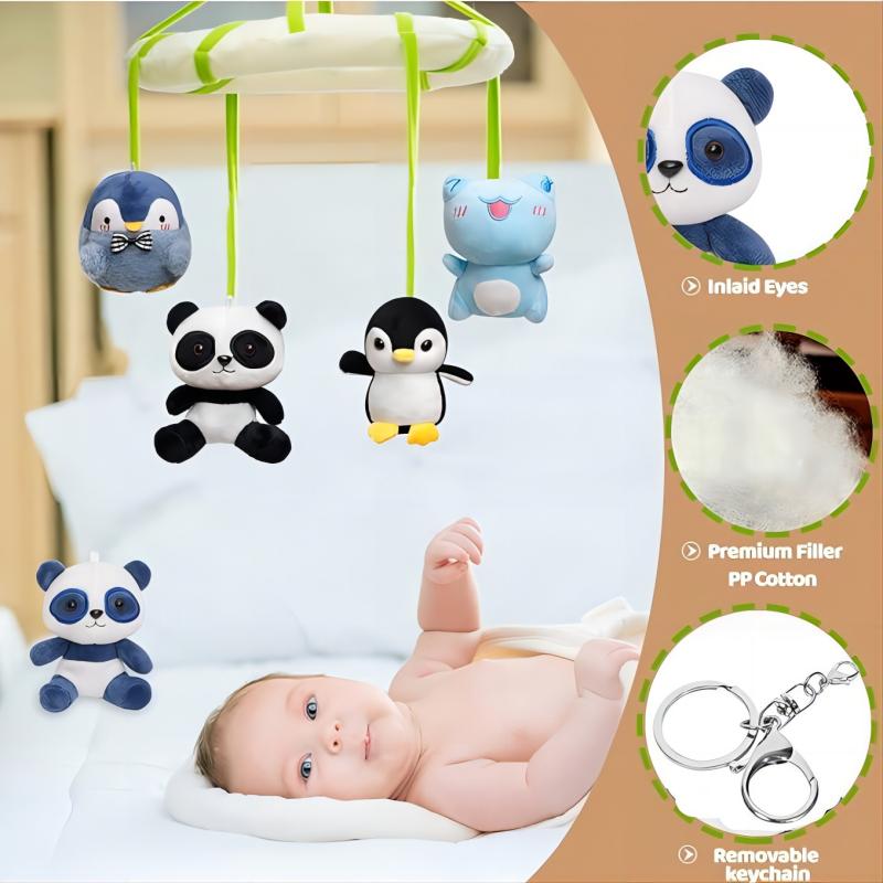 Pluche Panda Keychain