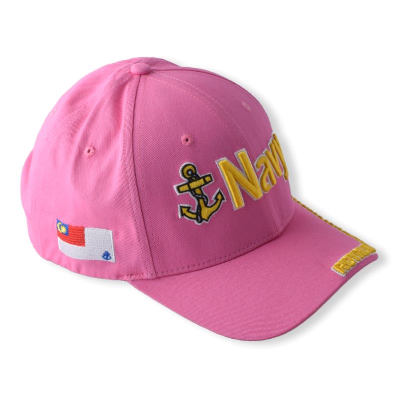 Custom Baseball Cap 3d/2d geborduurd logo vrouwen mannen 6 paneel sport cap roze curve riem hoofdtoets gemonteerde honkbalhoeden