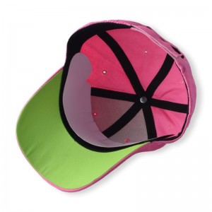 Custom Baseball Cap 3d/2d geborduurd logo vrouwen mannen 6 paneel sport cap roze curve riem hoofdtoets gemonteerde honkbalhoeden