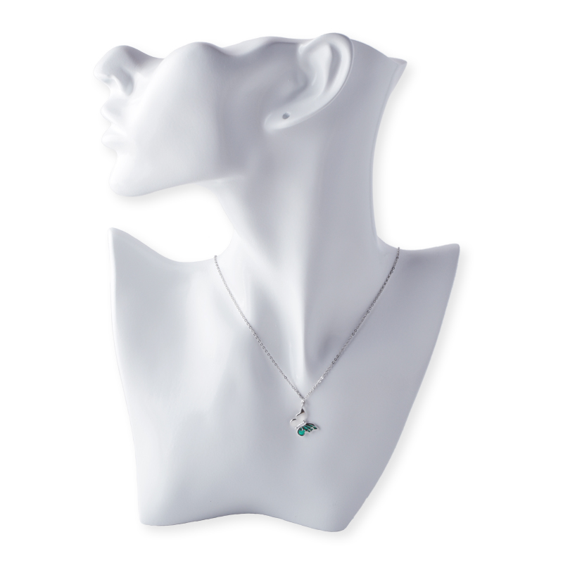 Vlinderpaal steen hanger ketting 45 5 cm