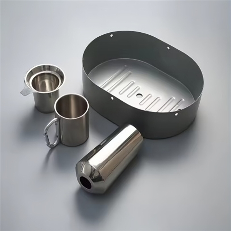 Op maat gemaakt aluminium of SUS diepgetrokken leverancier Metalen dieptrek-\/spindelen, onderste behuizing, metalen stempeldeel