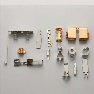 Metaal Stempelen Delen Koper Staal Elektrisch Elektrisch Elektronisch Contactbatterijcontactscherf