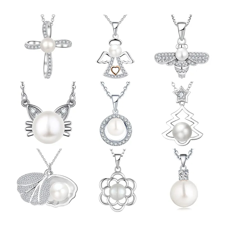 Hongde Aangepaste Parels Diamanten Sieraden Ketting Mode