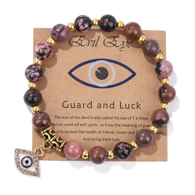 Hongde Duivel\'s Eye Guardian Armband Natuursteen Armband