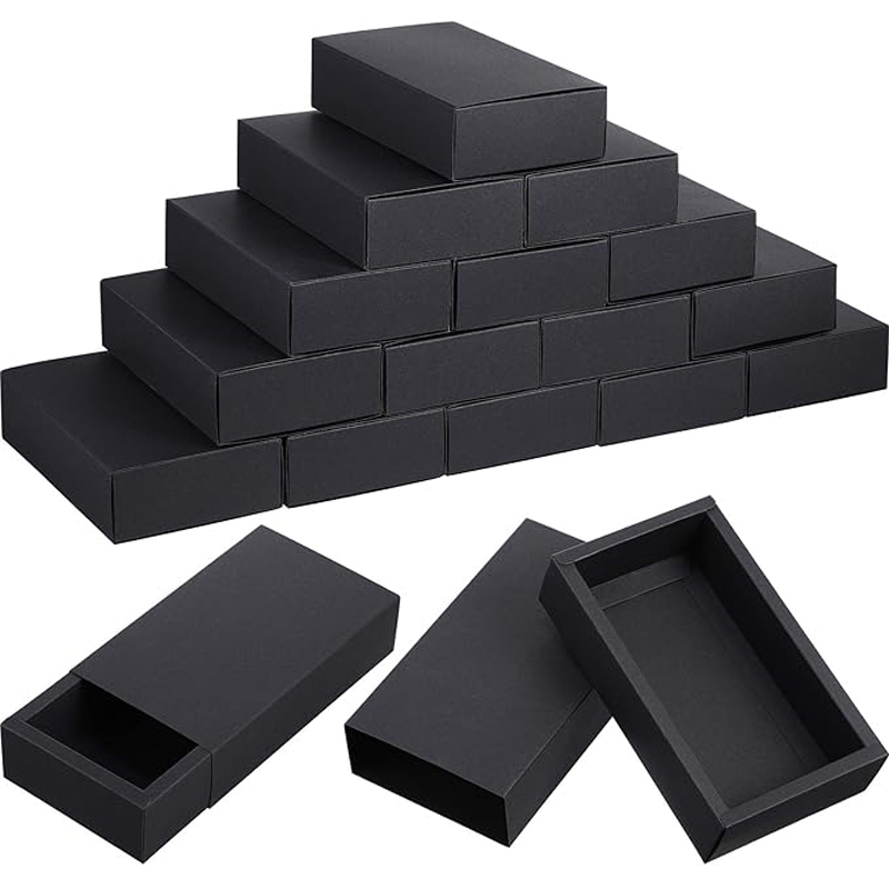 Luxe zwarte lade geschenkdoos