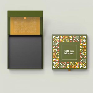 Aangepaste omslag-top Kraft-geschenkdoos