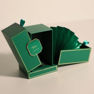 Aangepaste dubbel-Luxe geschenkdoos openen