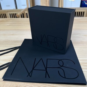 Zwarte luxe opvouwbare doos & Zakkenset