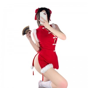 Nieuw-Style Cheongsam, Sexy Bunny Girl Cosplay Uniform, internet - beroemdheidset, verleidelijk konijn - Nieuwjaar outfits met thema voor vrouwen, prestatiedar 330 Prijs:$112.99