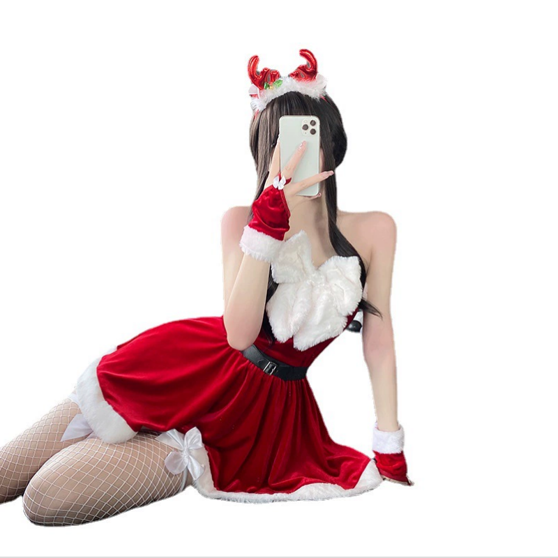 Nieuw - Stijl Europees - Geïnspireerde pure en verleidelijke kleding, high - eindstadium vrouwen\'s uniformen voor cosplayfeesten, hete meidjurken 256 prijs:$131.99