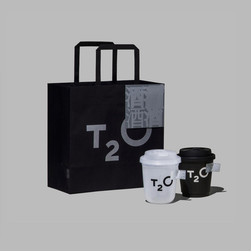 Levendige luxe papieren cadeauzakje