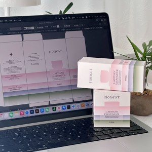 Pastel elegantie parfumdoos