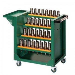 Groen gereedschap kar