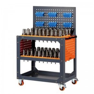 Grijze baas bank bankschroef tafel kar