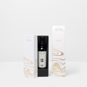 Gouden minimalistisch geschenkdoos