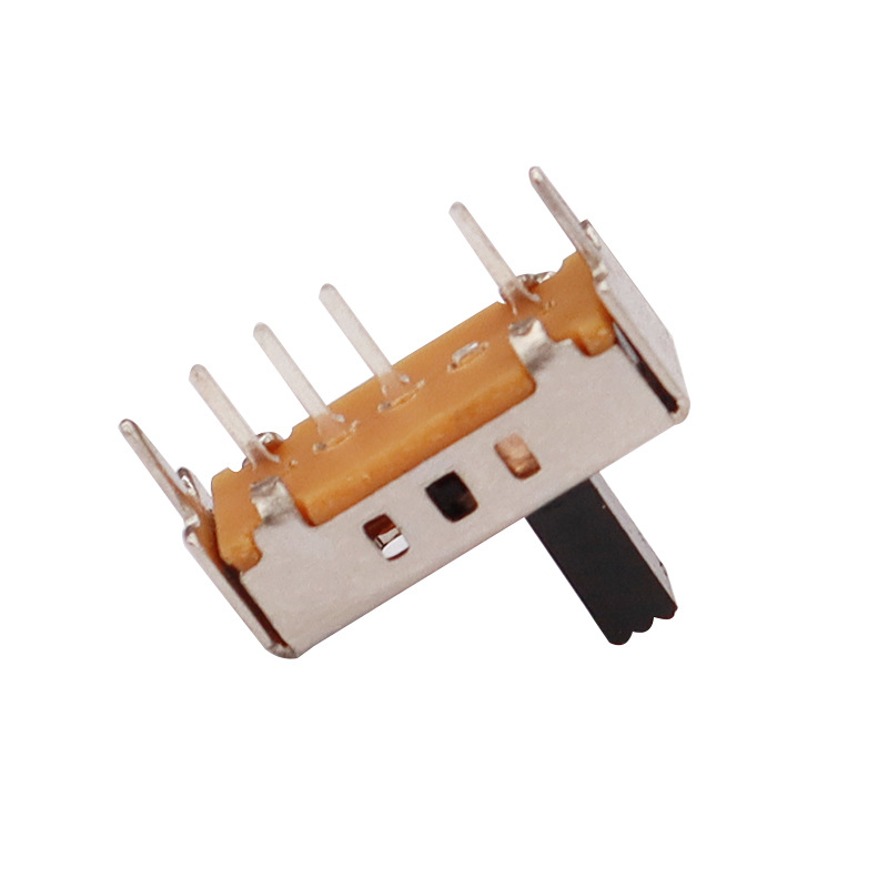 Dia -schakelaar SS13D07 Single-Rij vier-Pin Micro Toggle Switch, Vertical Toggle Switch voor elektrische apparaten, 3, 4, 5 en 6 posities schuifschakelaar