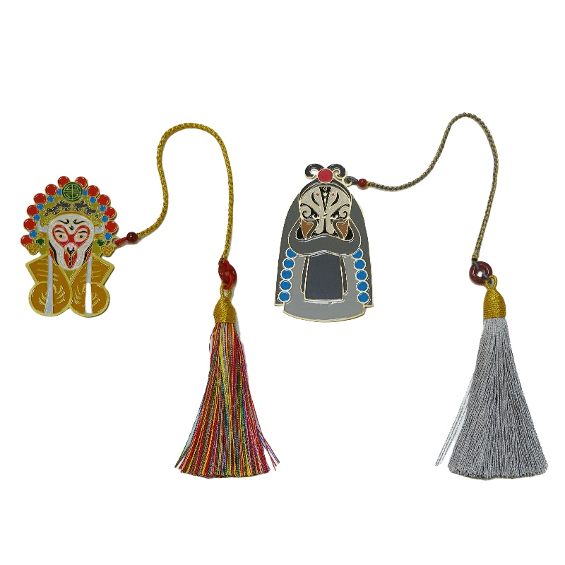 Chinese opera masker bladwijzer