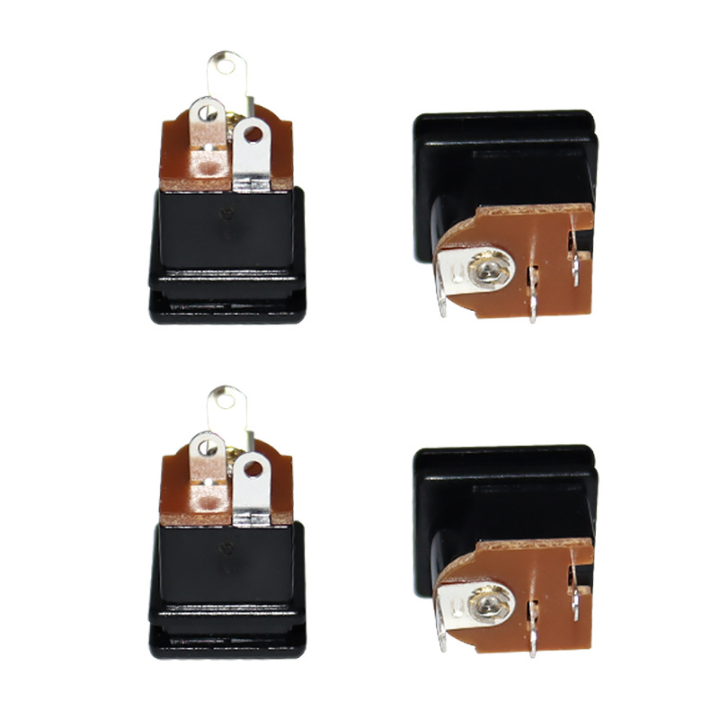 DC Socket DC-207, Direct Insertion Audio Socket, Two-pin koperen pin power laadaansluiting