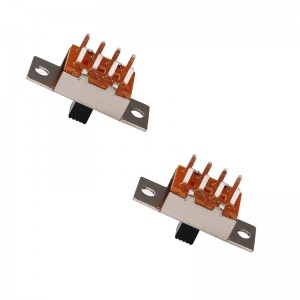 Slide Switch SS23F06 Custom-Dubbel gemaakt-Rij 6-Pin verticale stofzuiger haardroger schuifschakelaar