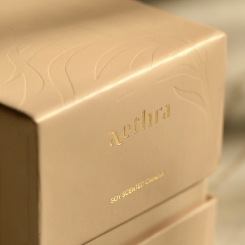 Botanische gelukzalige magnetische geschenkdoos