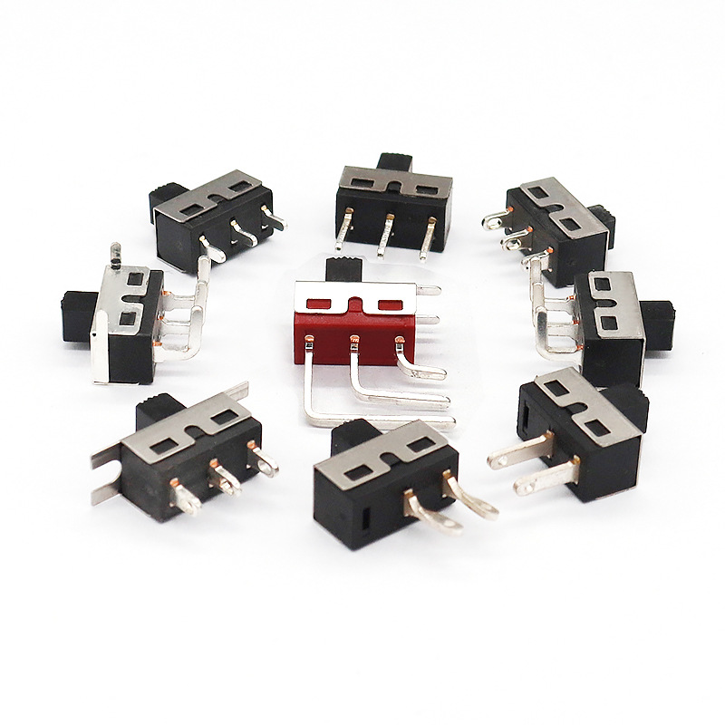 Slide Switch SS12D10 Elektronisch speelgoed Glijdende schakelaar 2-Positie 3-pin single-Stage Band Switch