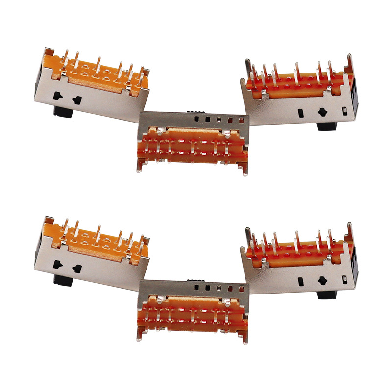 Slide Switch SS25D01 Double-Rij 12-Pin schuifschakelaar elektronisch product micro verticale schuifschakelaar