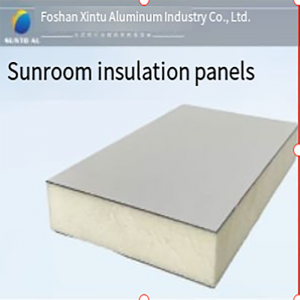 Aluminiumlegering geïsoleerde platte panelen op het dak