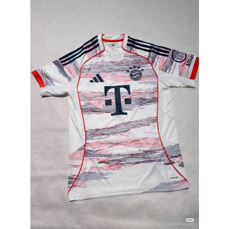 25/26 Bayern Away Jerseys in hetnieuwe seizoen van