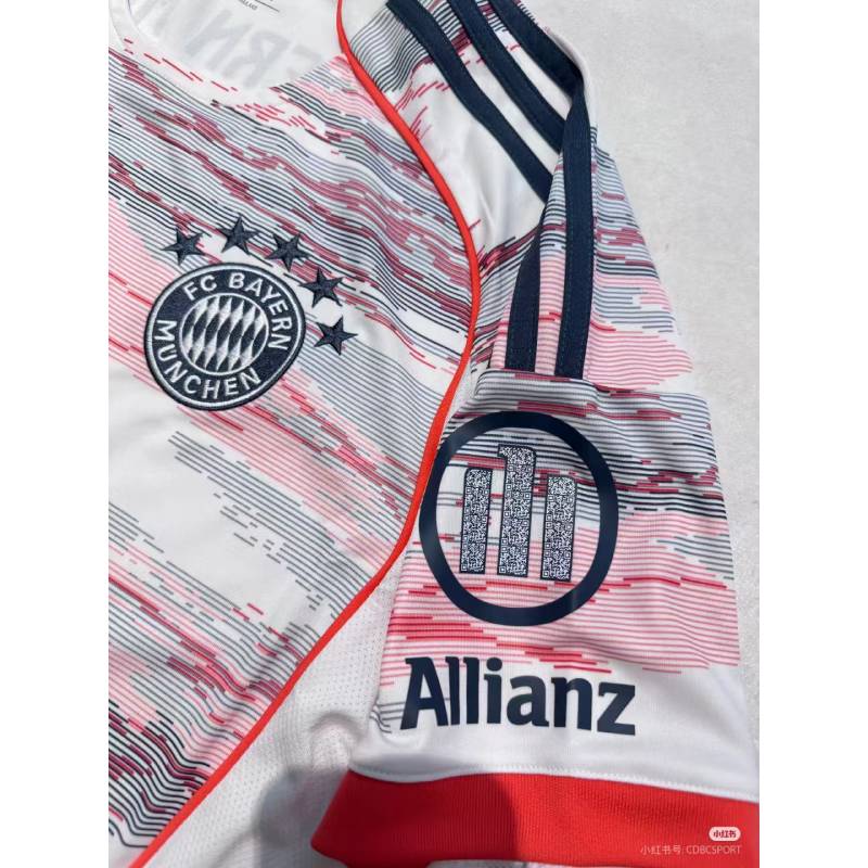25/26 Bayern Away Jerseys in hetnieuwe seizoen van