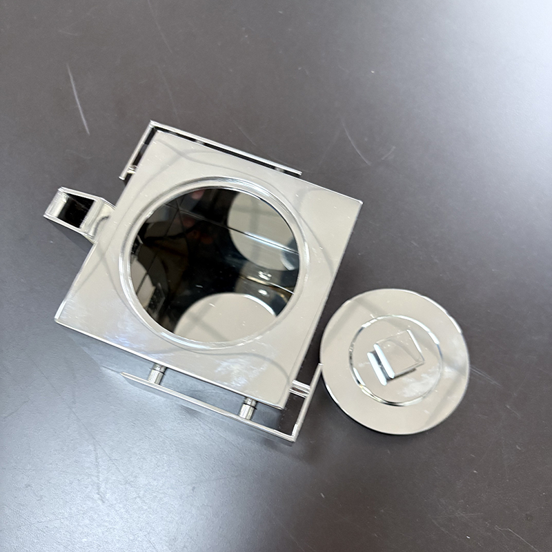 Zotye roestvrijstalen metaal zilver geëlektroplateerd eenvoudig ontwerp 8,5 cm roestvrijstalen theepot