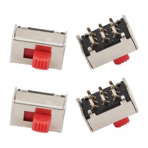 Slide Switch SS32F07 Twee-Positie schuifschakelaar, drie-op-aan de kant-Positie twee-Positie Slide Micro Mini Electronic Switch
