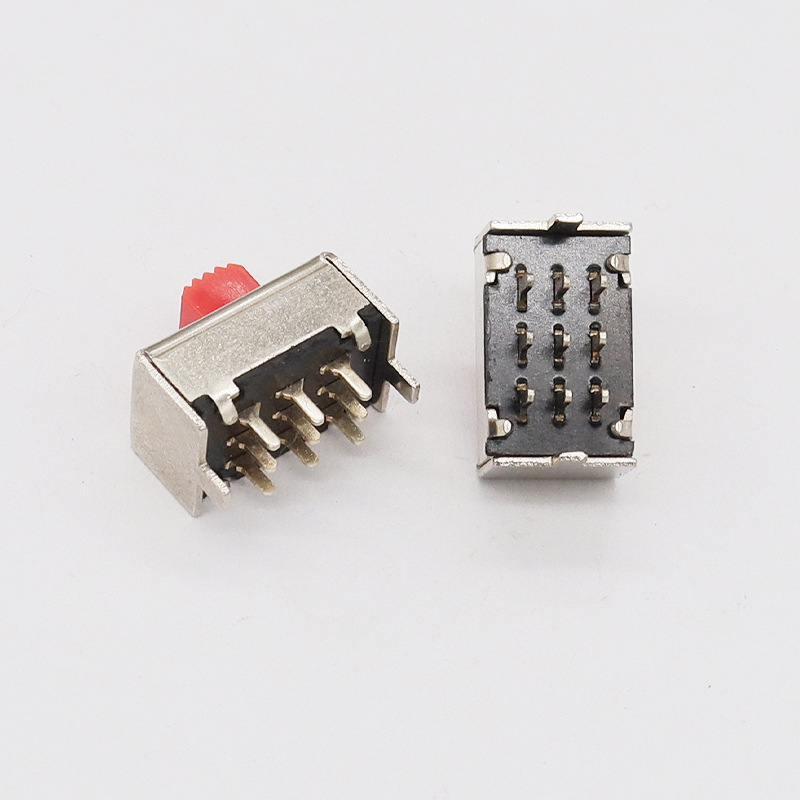 Slide Switch SS32F07 Twee-Positie schuifschakelaar, drie-op-aan de kant-Positie twee-Positie Slide Micro Mini Electronic Switch