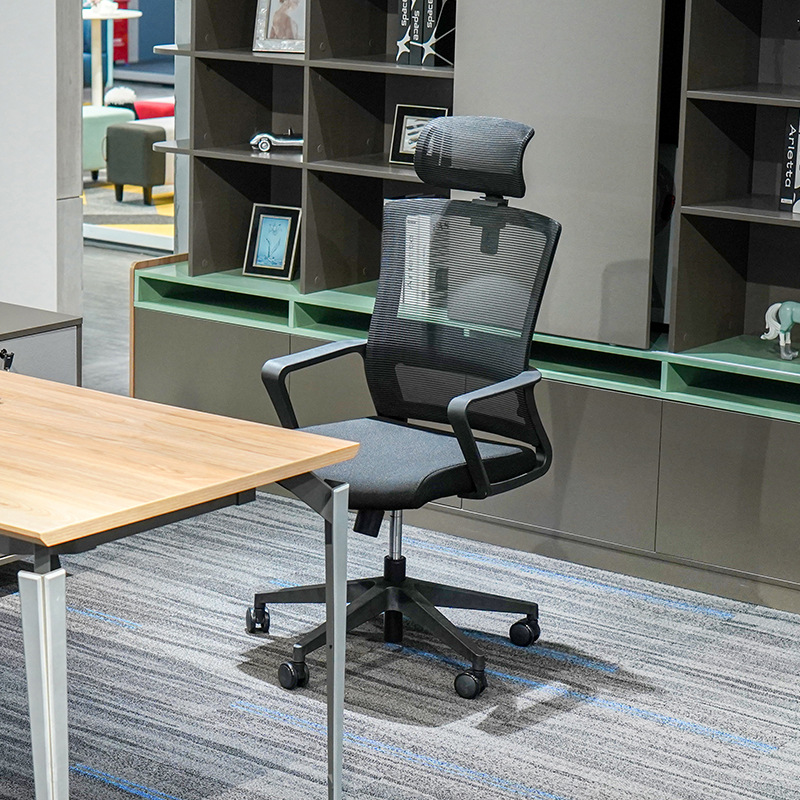 Model BGY001 Groothandel ergonomische gaasstoel - Ademende gebogen rug met hoogte-Verstelbare armen voor studie, kantoor en lange zitsessies