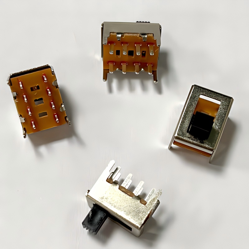 schuifschakelaar SS23F06 3-positie, 10-pin-ontwerp voor LED-verlichting -- Dongguan-fabriek direct