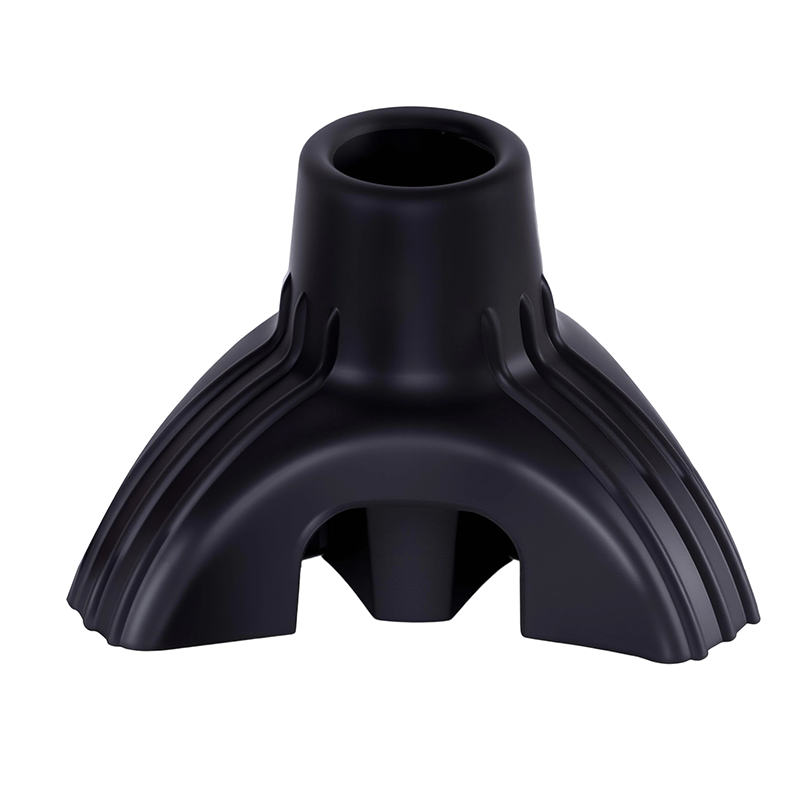 Driepolige rubberen wandelstokvoet